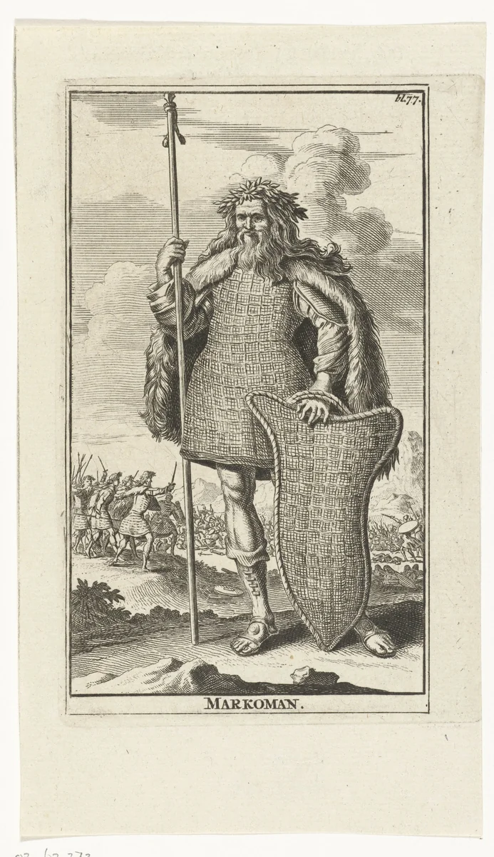 Marcomannen by anonymous, print, 1712-1714