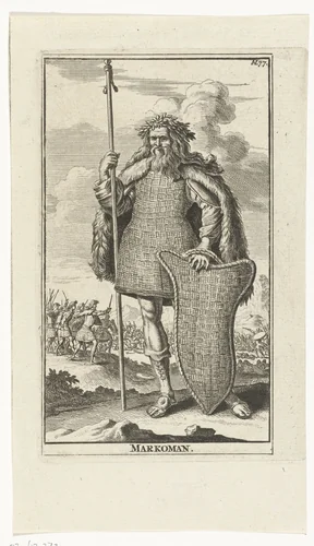 Marcomannen by anonymous, print, 1712-1714