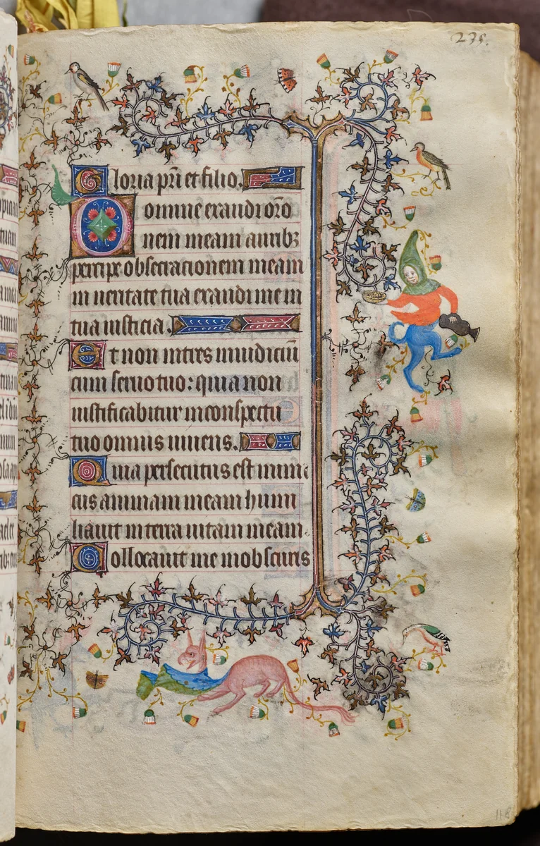 Hours of Charles the Noble, King of Navarre (1361-1425): fol. 118r, Text by Master of the Brussels Initials and Associates, book, 1400-1410