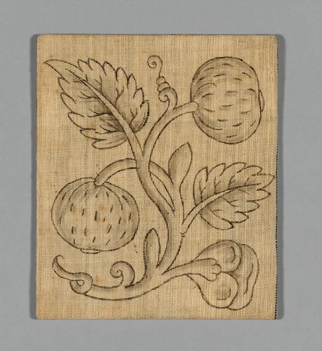 Needlework Pattern by England, textile, 1601-1700