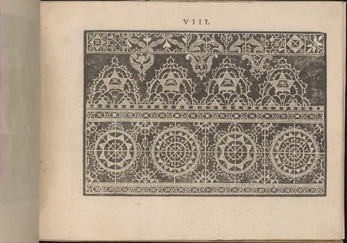 Prima Parte de' Fiori, e Disegni di varie sorti di Ricami Moderni, page 8 (recto) by Giovanni Battista Ciotti, book, 1591