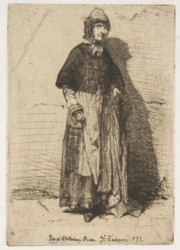 La Mère Gérard by James McNeill Whistler, print, 1858