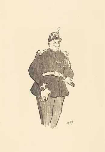 Gendarme by Henri Gabriel Ibels, portfolio, 1893