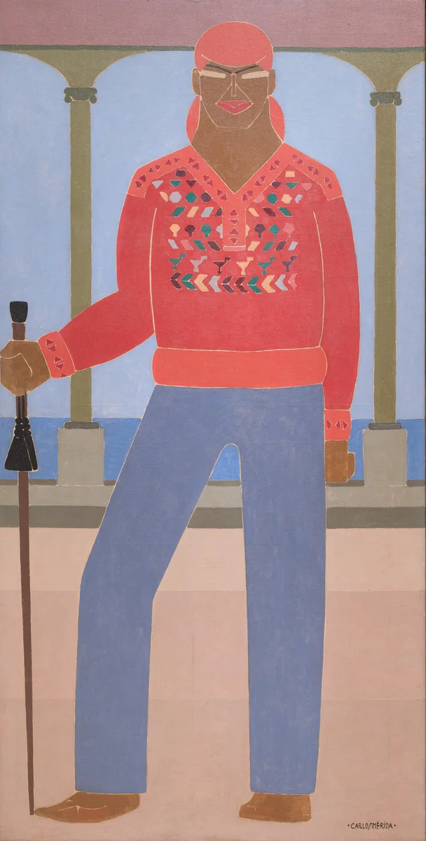 Mayor of Almolonga by Carlos Mérida, painting, 1916