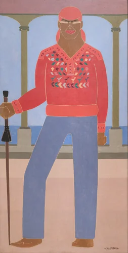 Mayor of Almolonga by Carlos Mérida, painting, 1916