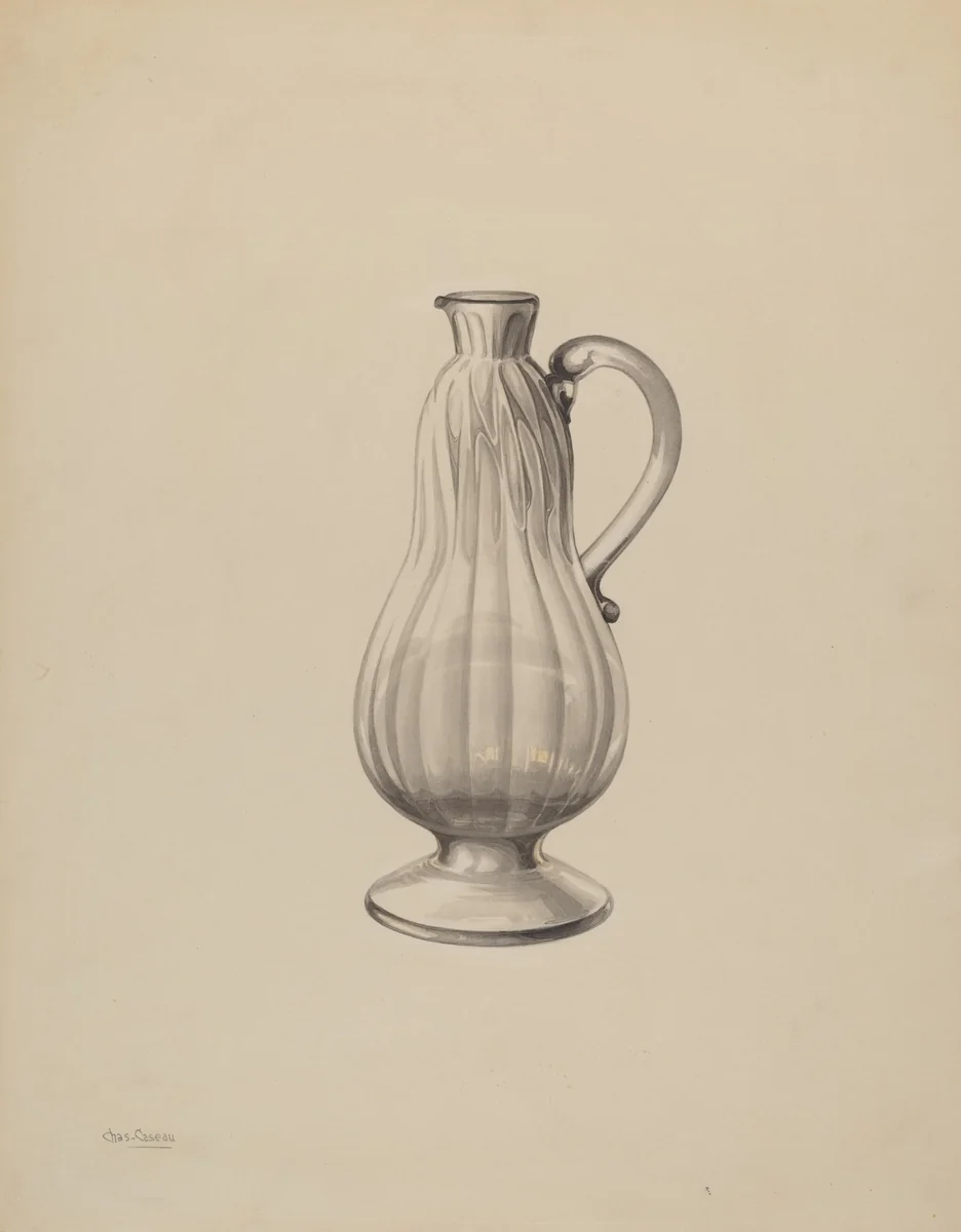 Cruet by Charles Caseau, index of american design, 1938