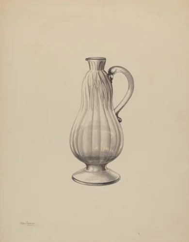Cruet by Charles Caseau, index of american design, 1938