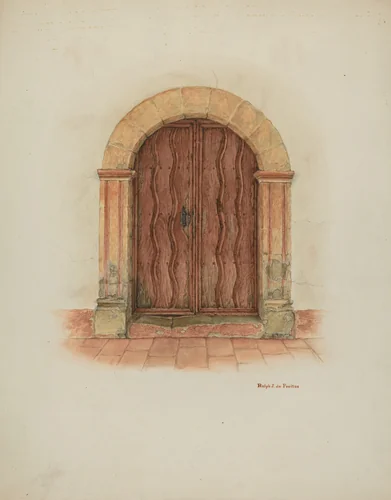 Doorway and Doors by R.J. De Freitas, index of american design, 1938