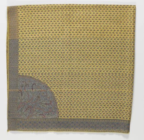 Shawl by anonymous, textile, 1800-1825