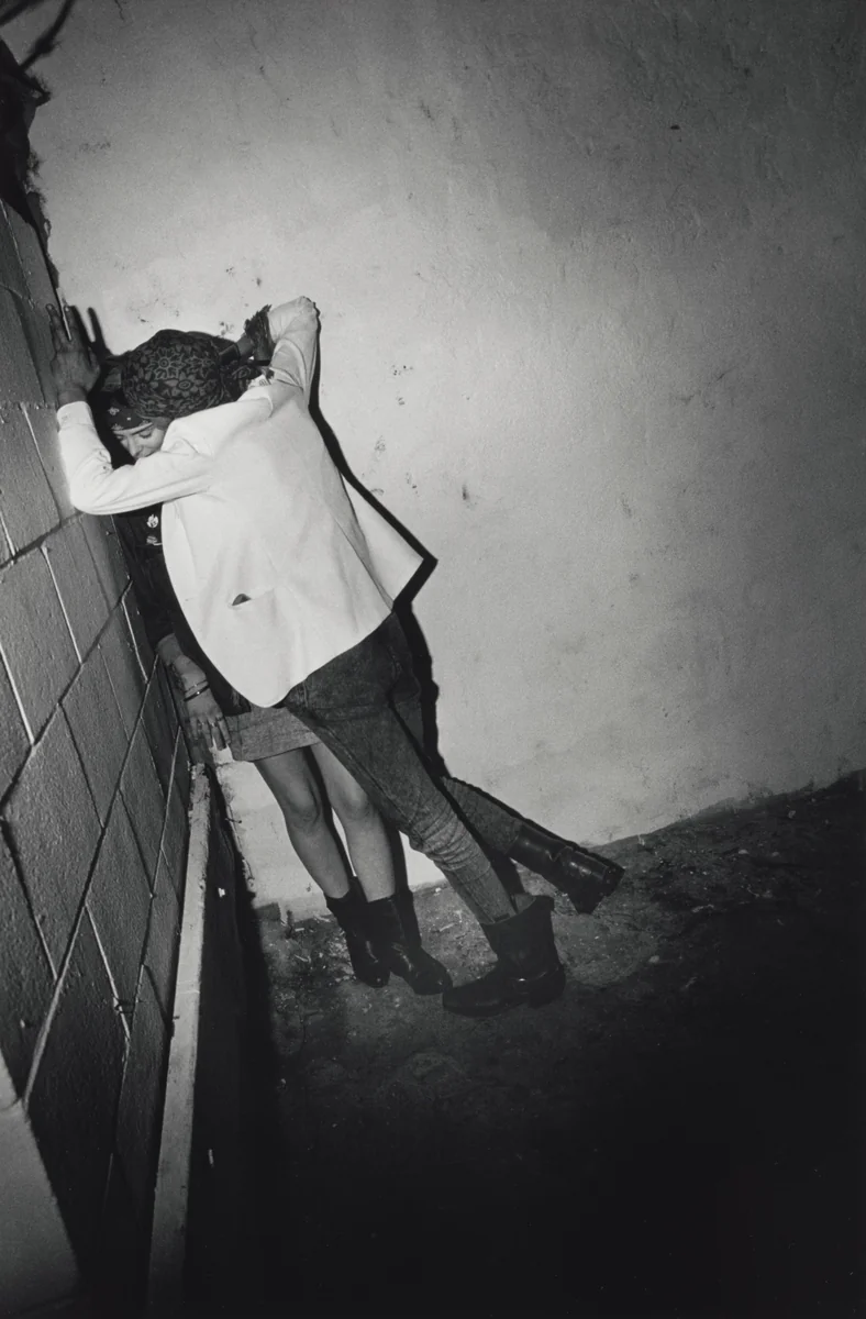 Dave and Echo, Hollywood Alley by Jim Goldberg, photograph, 1989