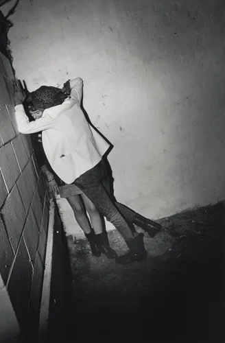 Dave and Echo, Hollywood Alley by Jim Goldberg, photograph, 1989