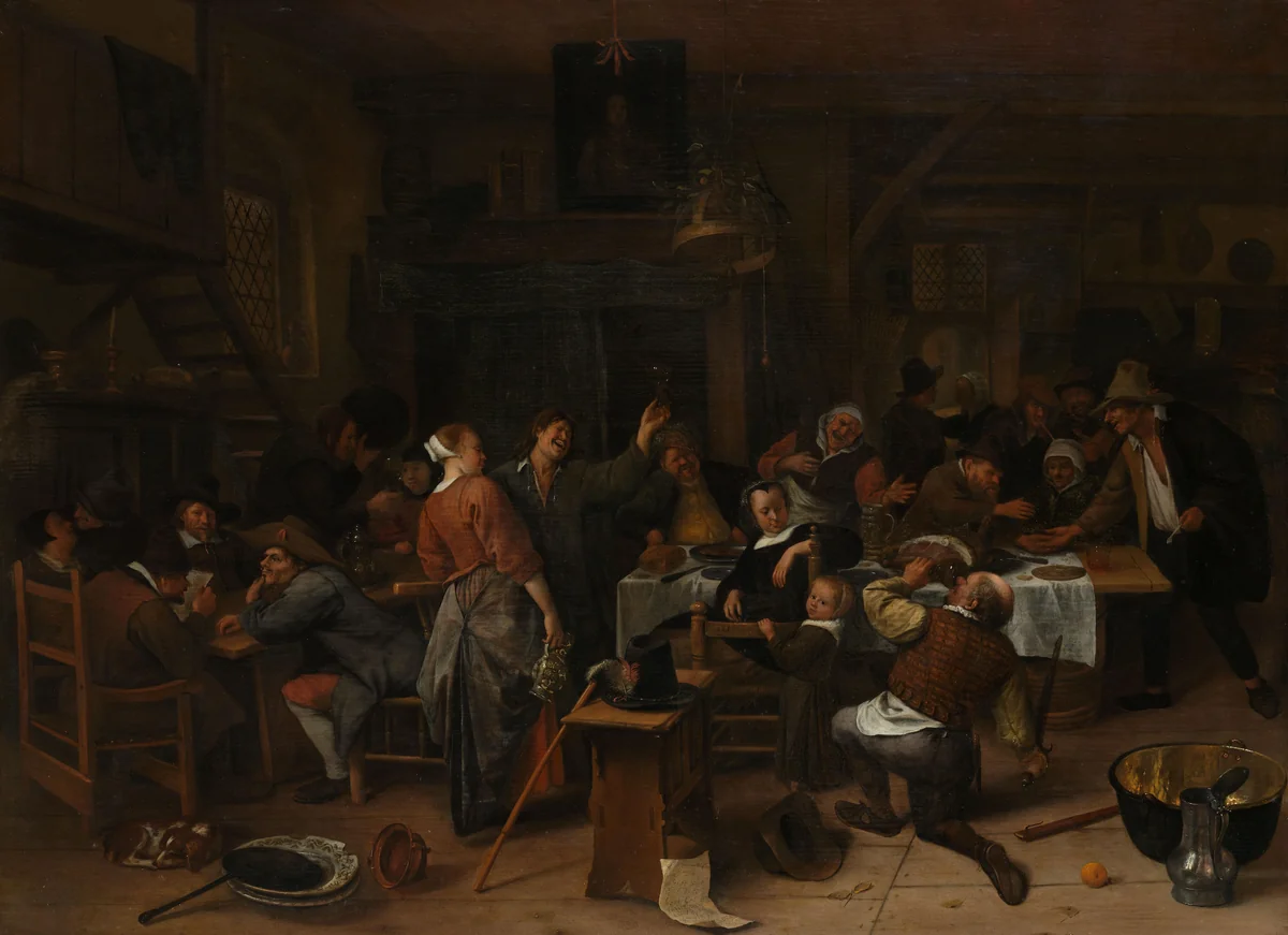 Prince’s Day by Jan Steen, painting, 1660-1679