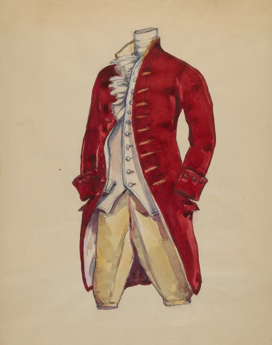 Suit by Nancy Crimi, index of american design, 1935-1942