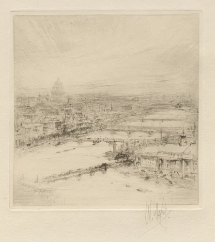 London by William Walcot, print, 1920