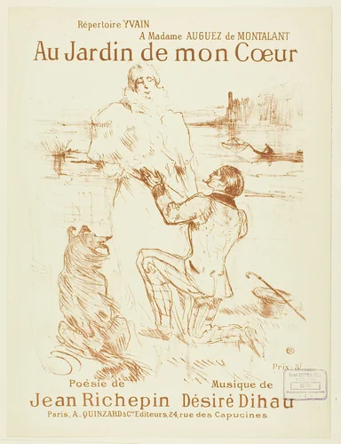Proposal (first plate) by Henri de Toulouse-Lautrec, print, 1898