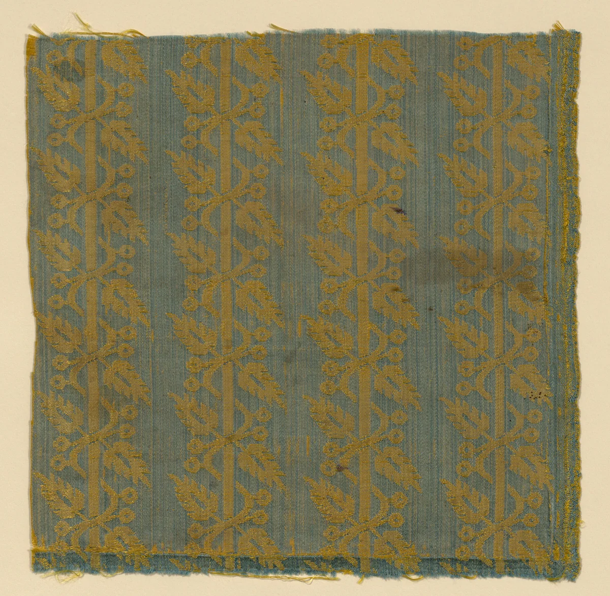 Fragment by Italy, textile, 1601-1700