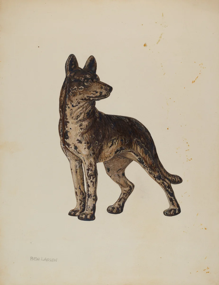 Door Stop by Ben Lassen, index of american design, 1940