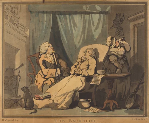 The Bachelor by Samuel Alken
H. Wigstead, print, 1756-1815