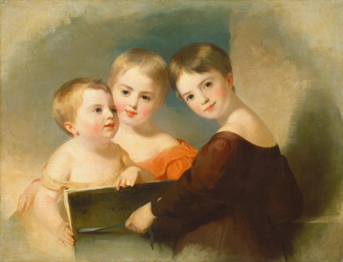 The Vanderkemp Children by Thomas Sully, painting, 1832