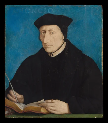 Guillaume Budé (1467–1540) by Jean Clouet, painting, 1531-1541