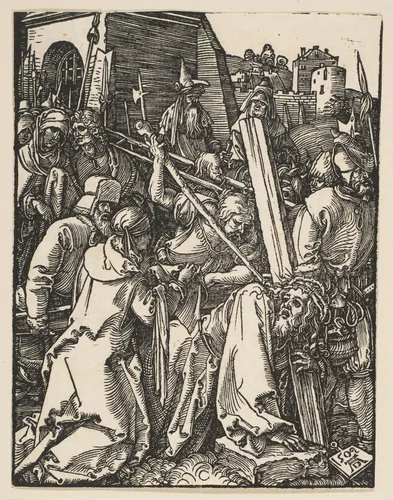 Chist Carrying the Cross, from "The Small Passion" by Albrecht Dürer, print, 1509