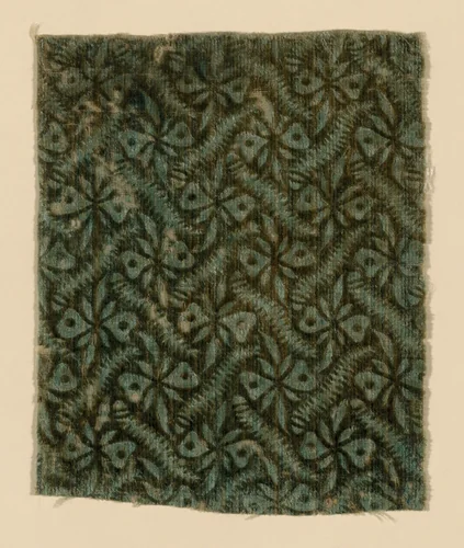 Fragment by Italy, textile, 1601-1700