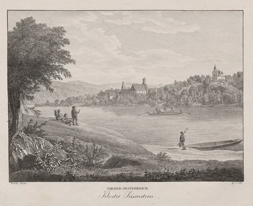 Nieder-oesterreich, Kloster by Jakob Alt, print