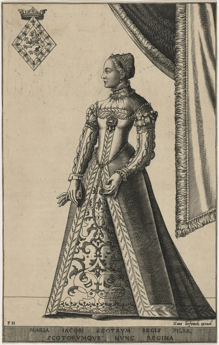 Mary, Queen of Scots by Frans Huys
Hans Liefrinck I, print, 1558-1559
