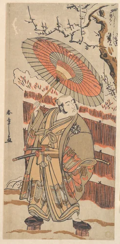 Kabuki Actor Nakamura Denkurō II by Katsukawa Shunshô (勝川春章), print, 1770-1779