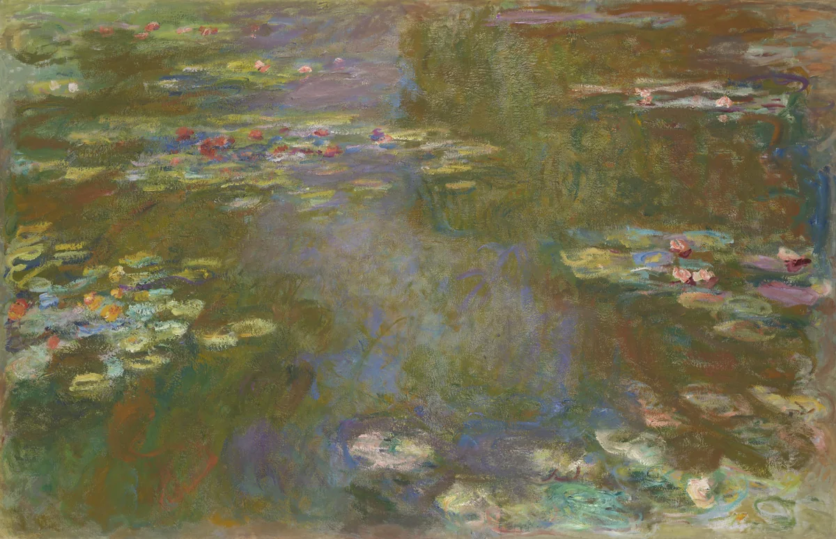 Water Lily Pond by Claude Monet, painting, 1917-1919