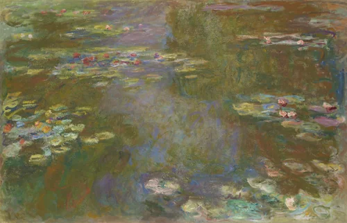 Water Lily Pond by Claude Monet, painting, 1917-1919