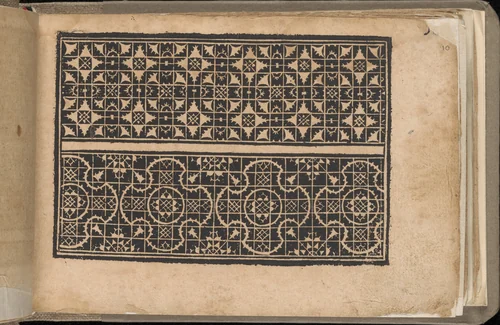 Schön newes Modelbuch (Page 10r) by Sigismundus Latomus, book, 1608