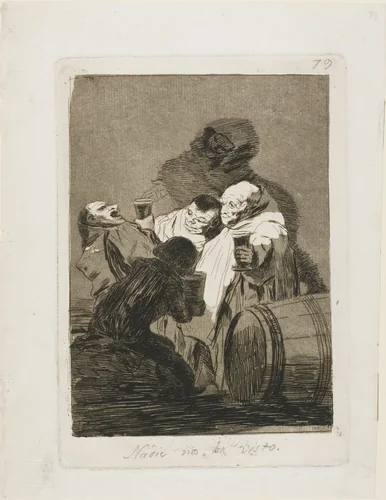 No One Has Seen Us, plate 79 from Los Caprichos by Francisco José de Goya, print, 1797-1799