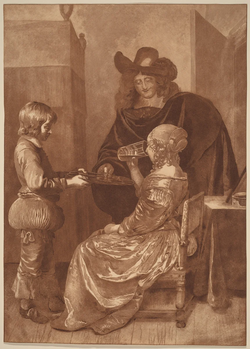 Cavalier and Lady with a Page by Cornelis Ploos van Amstel
Cornelis Brouwer
Gerard ter Borch, print, 1779-1781