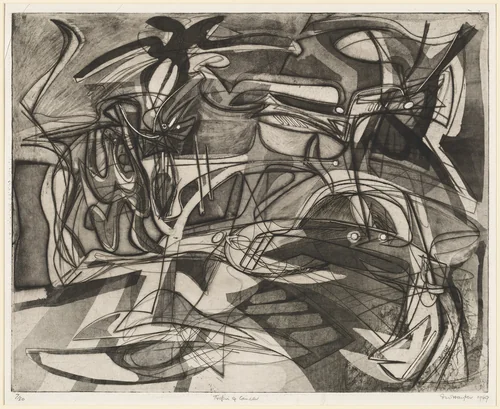 Tropic of Cancer by Stanley William Hayter, print, 1949