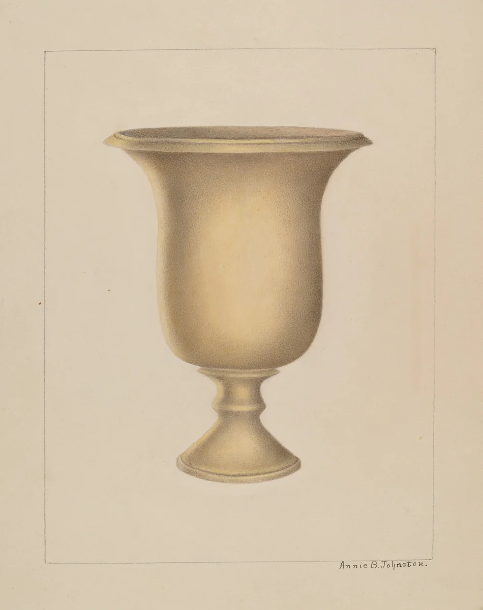 Stoneware Jar by Annie B. Johnston, index of american design, 1937