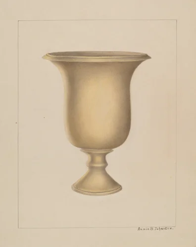 Stoneware Jar by Annie B. Johnston, index of american design, 1937
