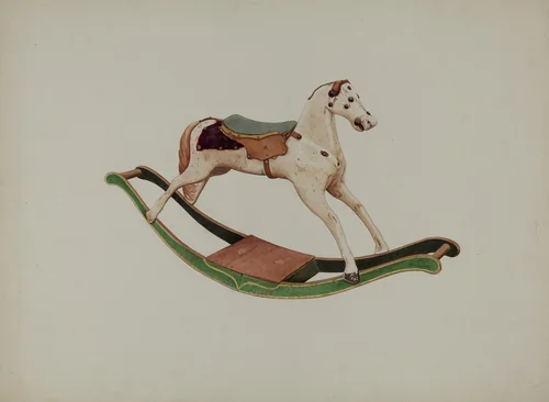 Rocking Horse by Willard Hazen, index of american design, 1939