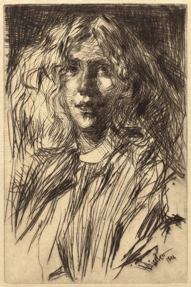 Jo by James McNeill Whistler, print, 1861