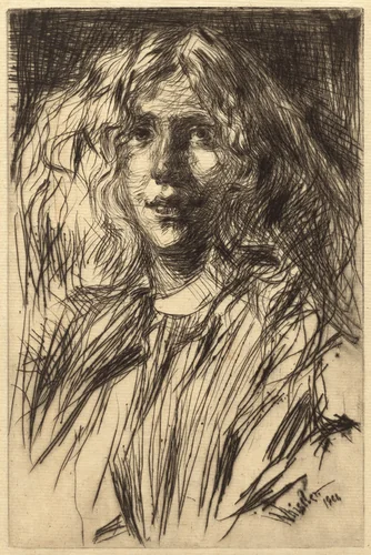 Jo by James McNeill Whistler, print, 1861