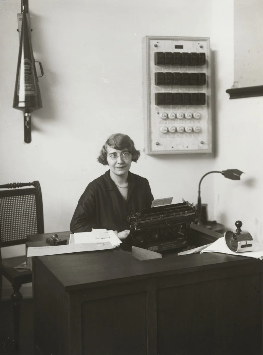 Office Worker by August Sander, photograph, 1928