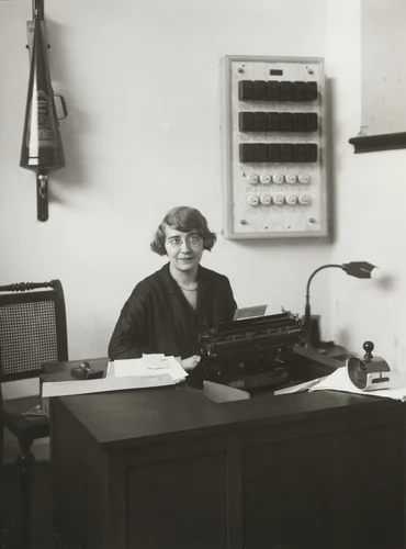 Office Worker by August Sander, photograph, 1928