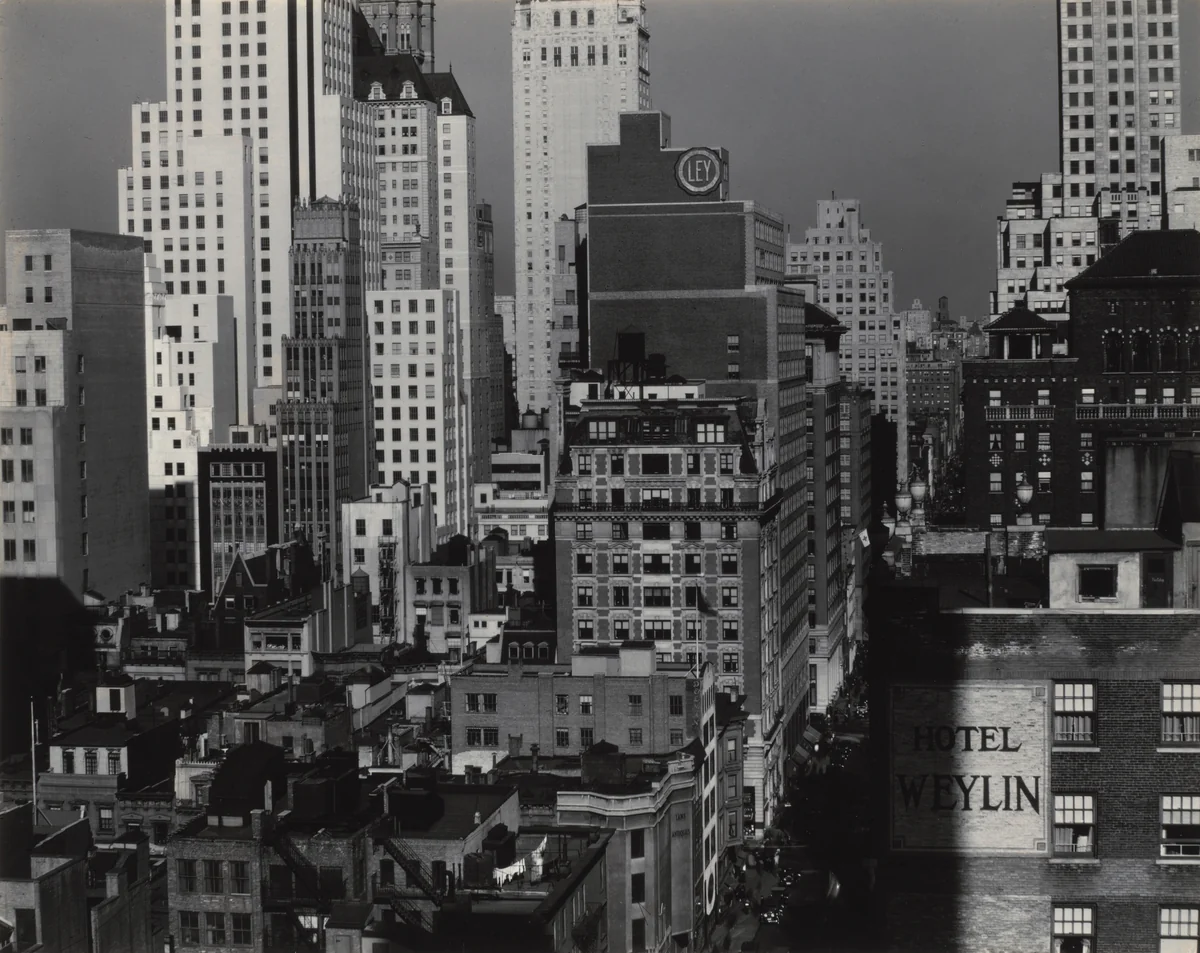 From My Window at An American Place, North by Alfred Stieglitz, photograph, 1930-1931