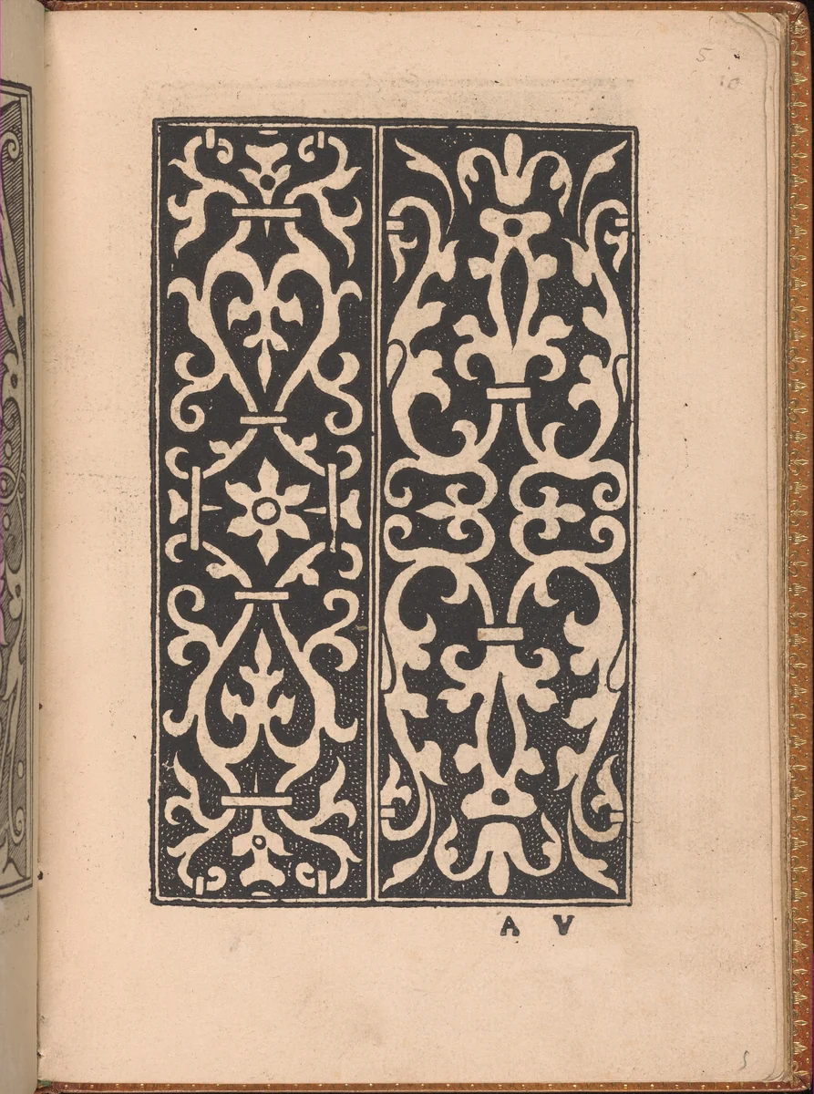 Convivio delle Belle Donne, page 5 (recto) by Nicolò Zoppino, book, 1532