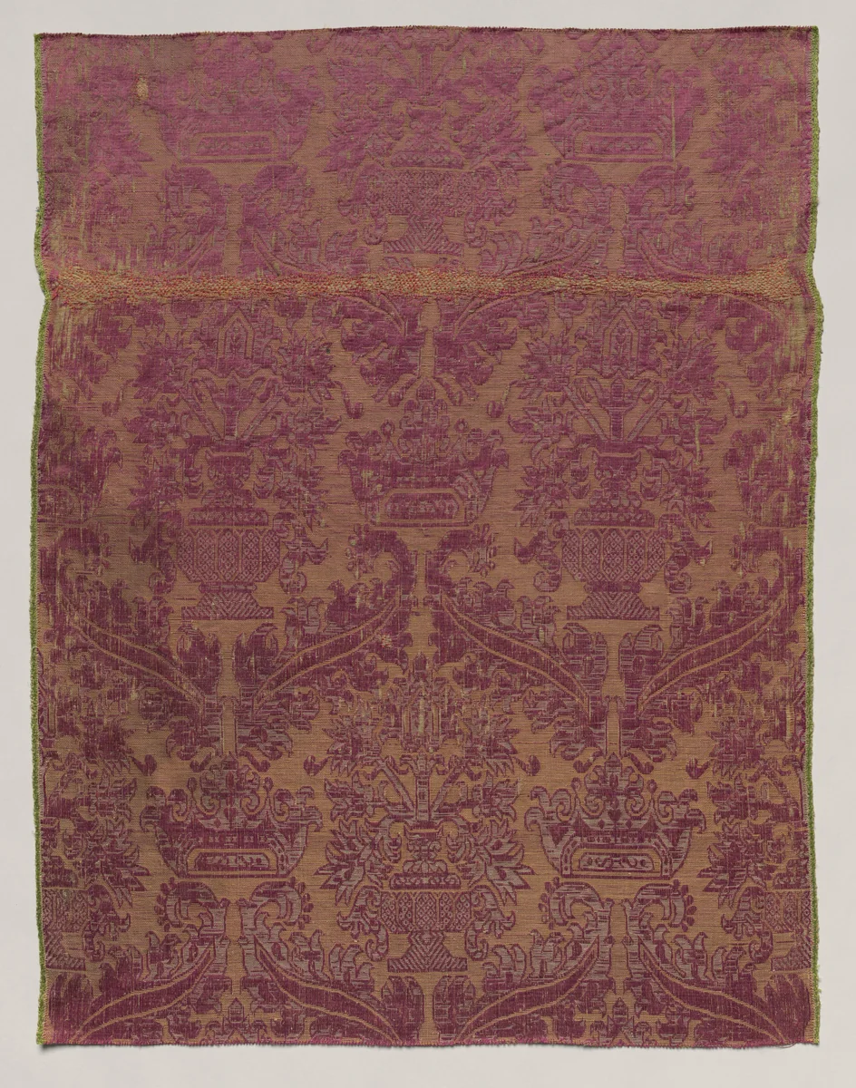 Silk and Hemp Fragment by Unknown, textile, 1500-1599