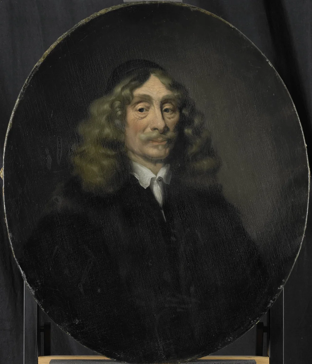 Portrait of Johan de Reus, Director of the Rotterdam Chamber of the Dutch East India Company, elected 1657 by Pieter van der Werff, painting, 1695-1722