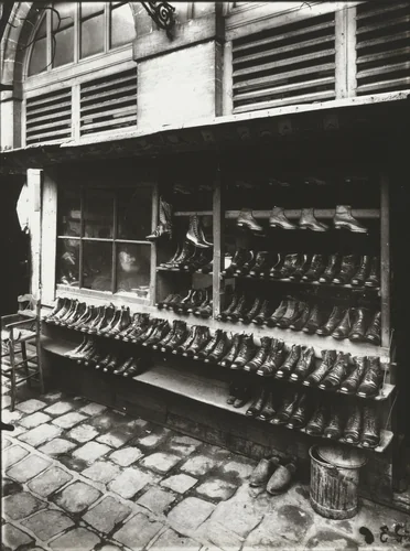 Shops, Rue Domat. Paris by Eugène Atget, photograph, 1871