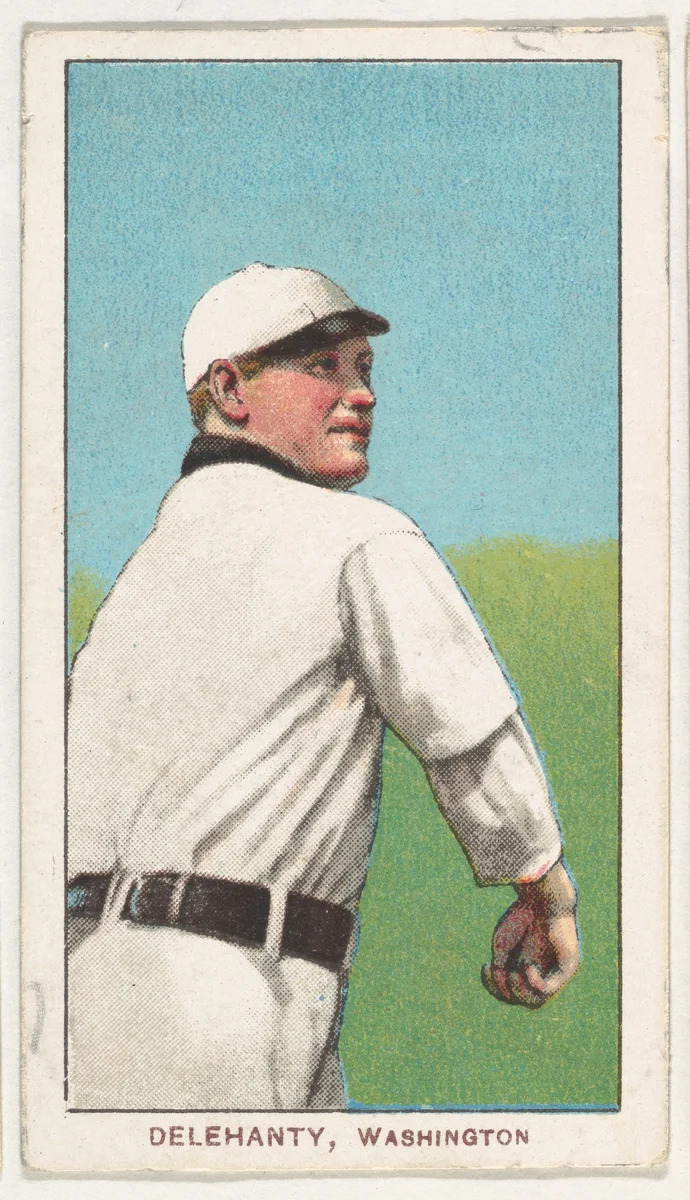 Delehanty, Washington, American League, from the White Border series (T206) for the American Tobacco Company by American Tobacco Company, print, 1909-1911
