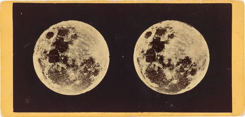 "The Moon" by Joseph L. Bates, photograph, 1860