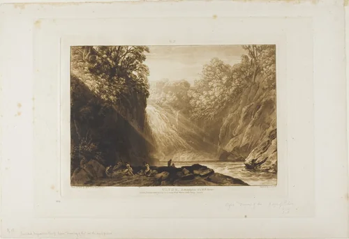 The Fall of the Clyde, plate 18 from Liber Studiorum by Joseph Mallord William Turner
Charles Turner, print, 1809